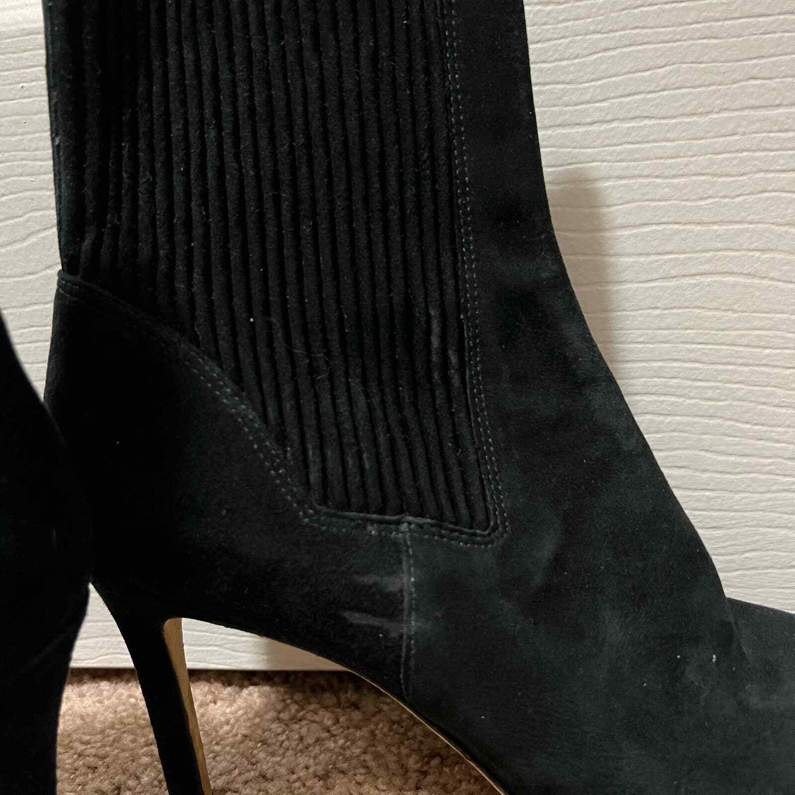 Via Spiga Corene Sock Boot Black Size 7