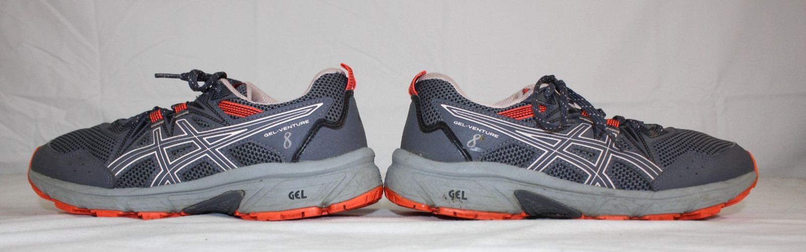 Asics Shoes Women’s 8 Gel-Venture 8 Sneaker Lace Up 1012a708 Gray