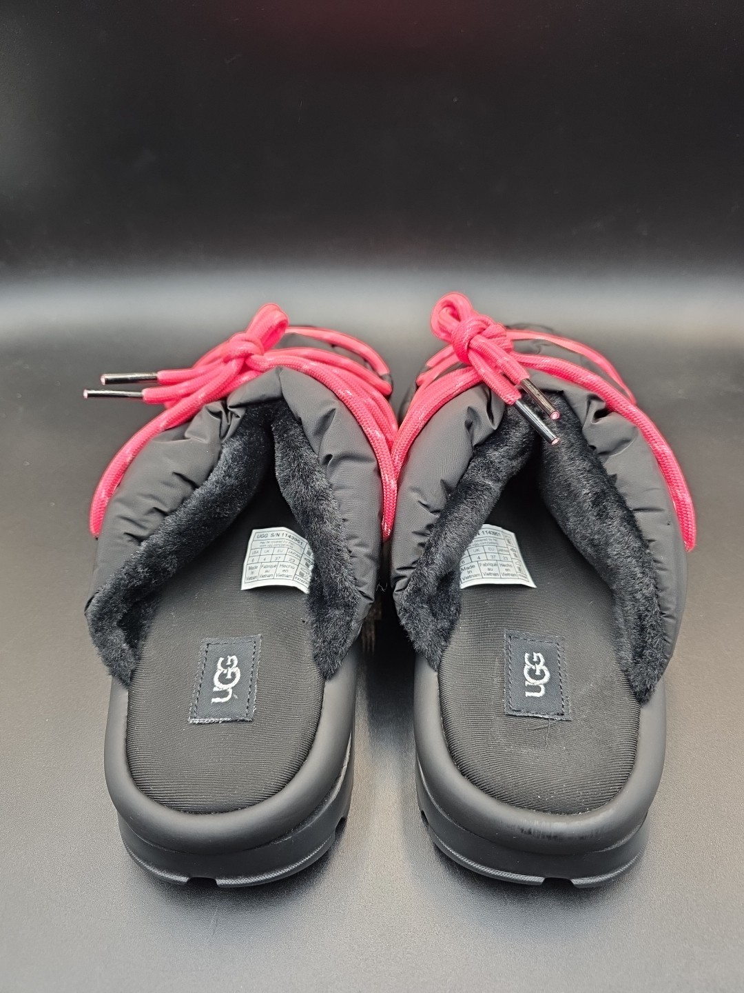 UGG SPACESLIDER TECH SLIDE PLATFORM SLIPPER SHOES, WOMEN US 6/ EUR 37 ~NIB