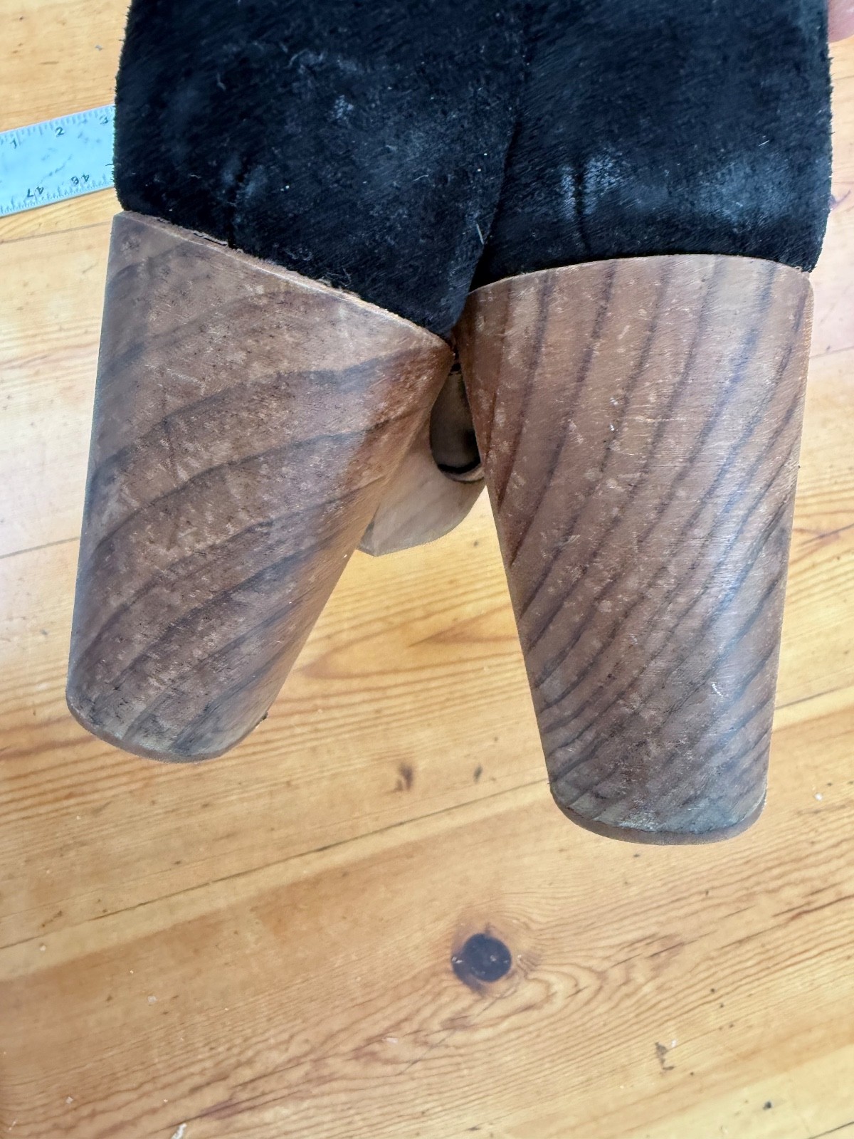 Free People Blake Black leather ankle straps Made in spain platform heel EUR39 A