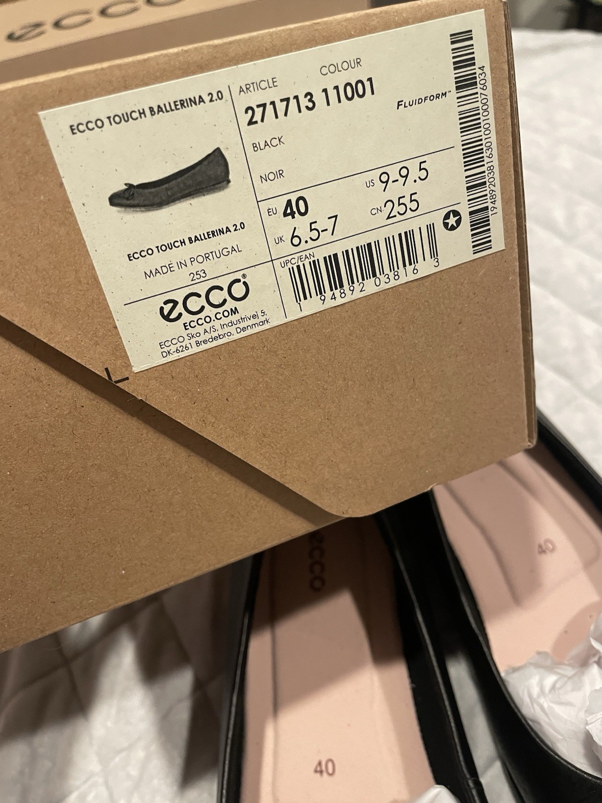Ecco Touch Ballerina Flats