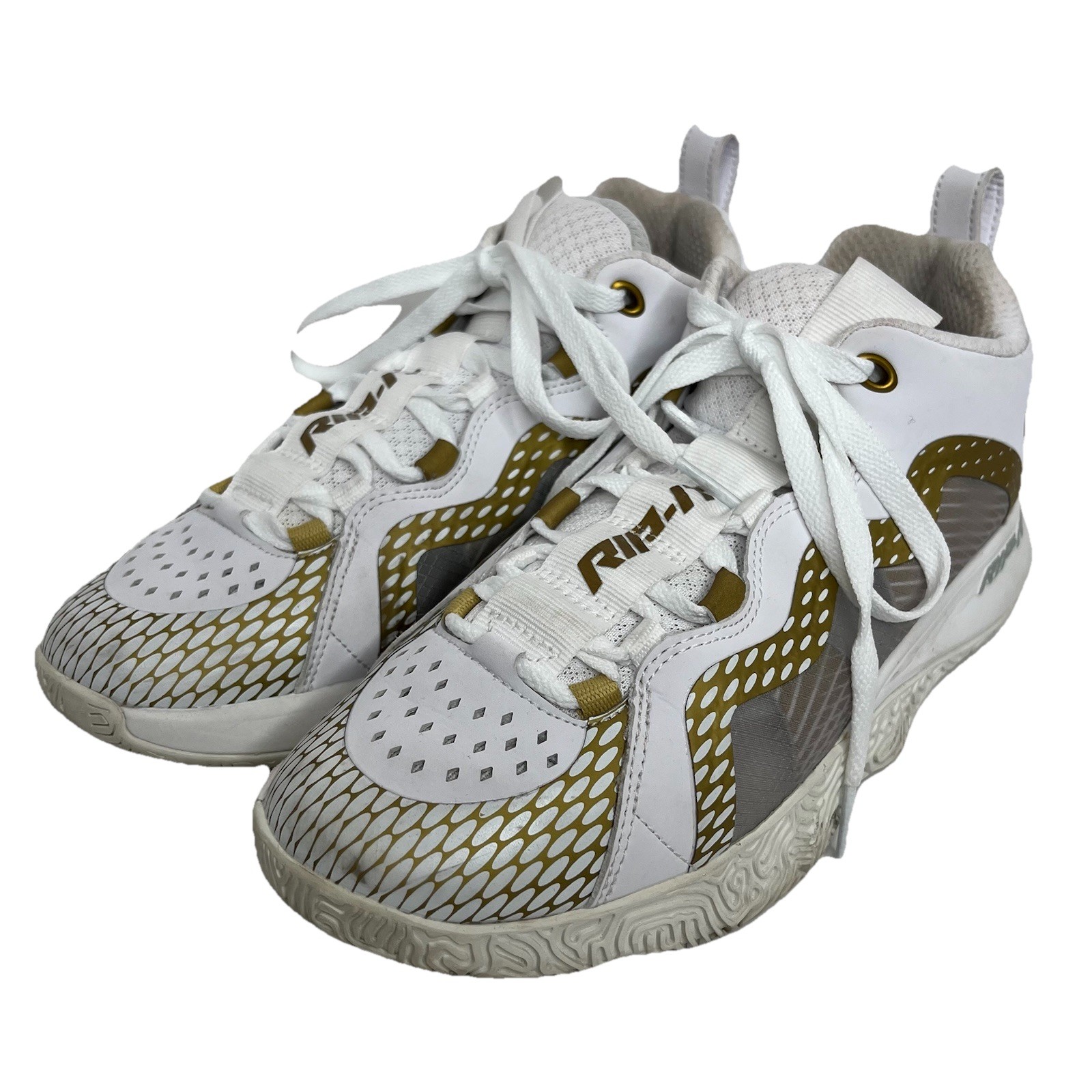 RIP-IT Women’s Future Volleyball Shoe White/Gold Size 8.5 US