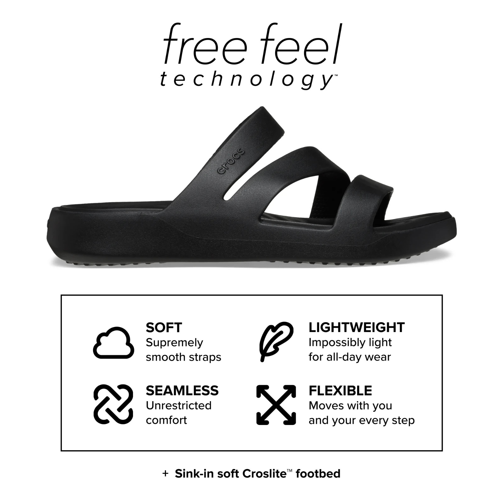 Woman’s Sandals Crocs Getaway Strappy Sandal TRUFFLE NWT (DS) Free Shipping!!!