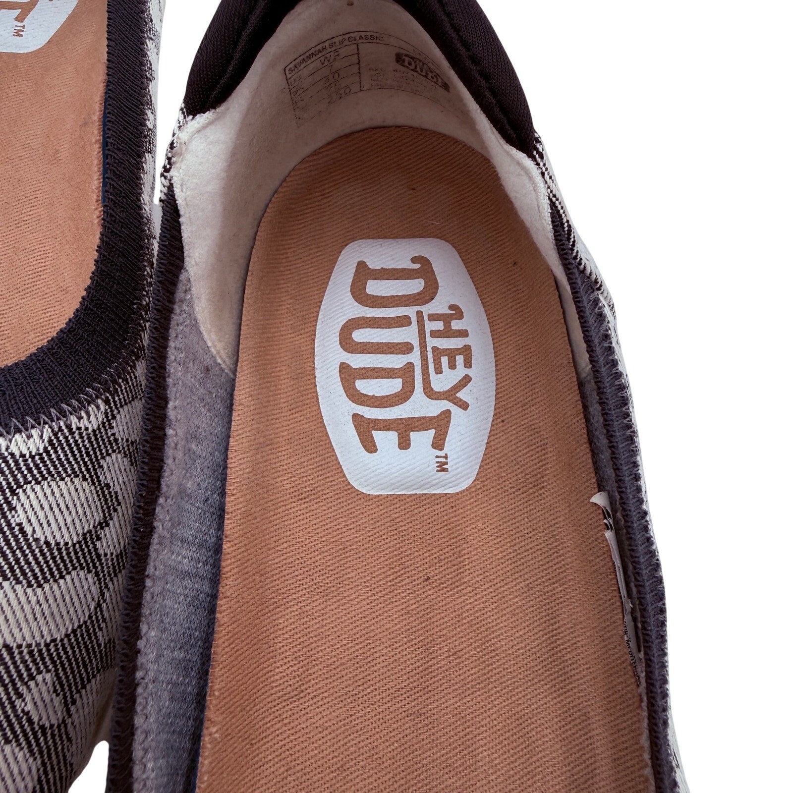 Hey Dude Women’s Savannah Slip Classic Leopard Ballet Flats Shoes Size 9