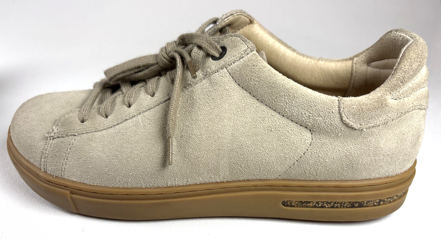 Birkenstock Bend Low Womens Size 40 E US 9 Shoes Sandcastle Tan Suede Sneakers