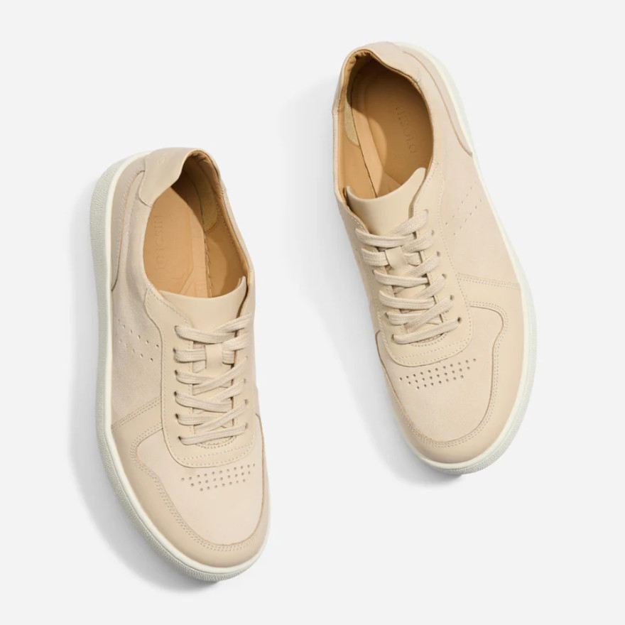 AUTH Nisolo Bria Go-To Court Sneaker Women’s White Leather Comfort Casual Shoes