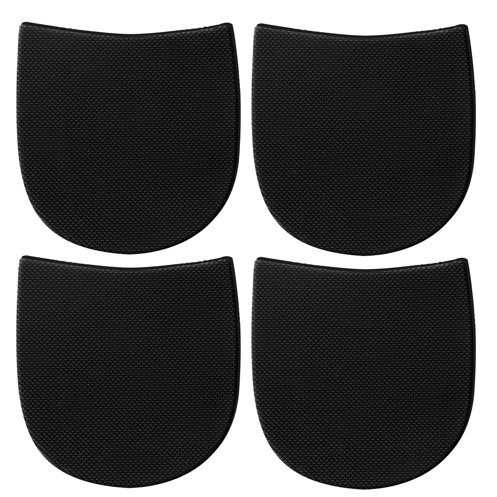 Shoe Repair Rubber Heels, Heels 9*9.9*0.4cm (3.5*3.9*0.16 Inch), Black