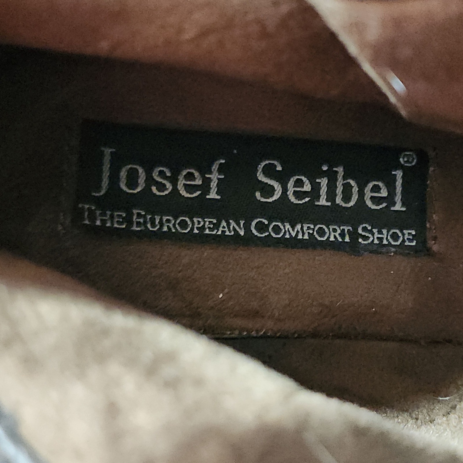 Josef Seibel Britney Ankle Boot 38 7-7.5 Women Brown Leather Straps Buckle 2.75″