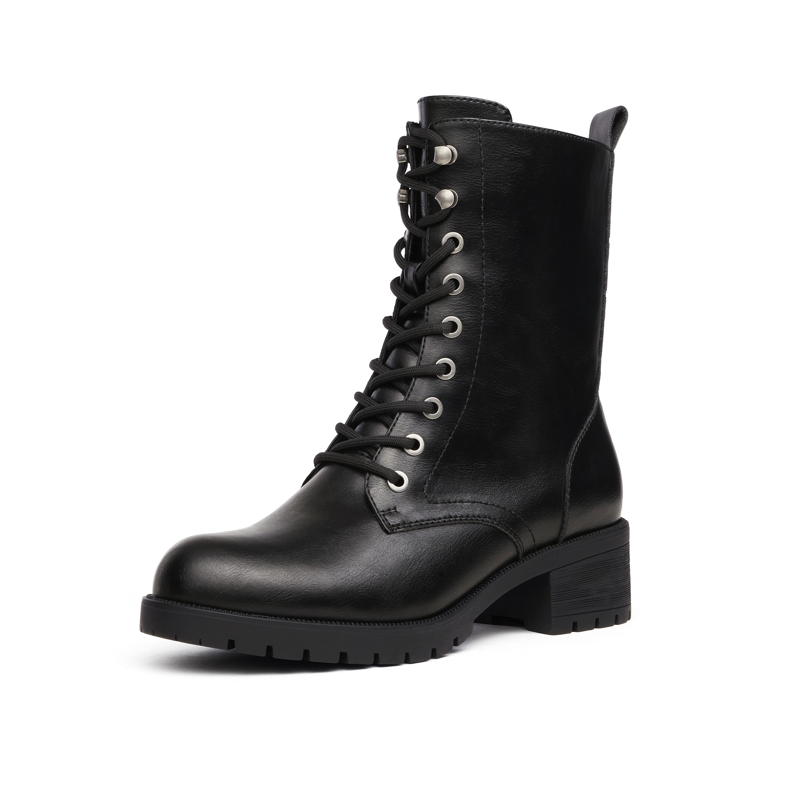 DREAM PAIRS Womens Lace-up Combat Boots Mid-calf Winter Boot Shoes Size 5-11