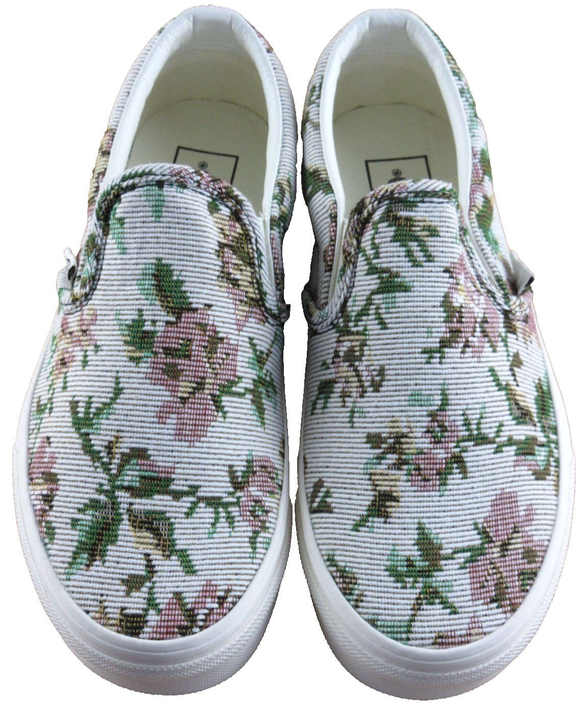 Vans Women’s Classic Slip On Tapestry Floral Marshmallow Woven Shoes Size 7 NIB