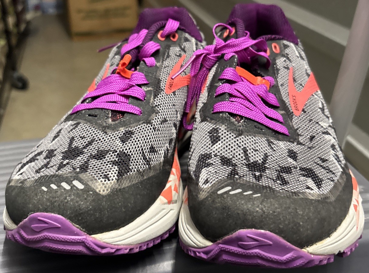 Size 10.5 – Brooks Caldera 3 Black/Coral/Purple