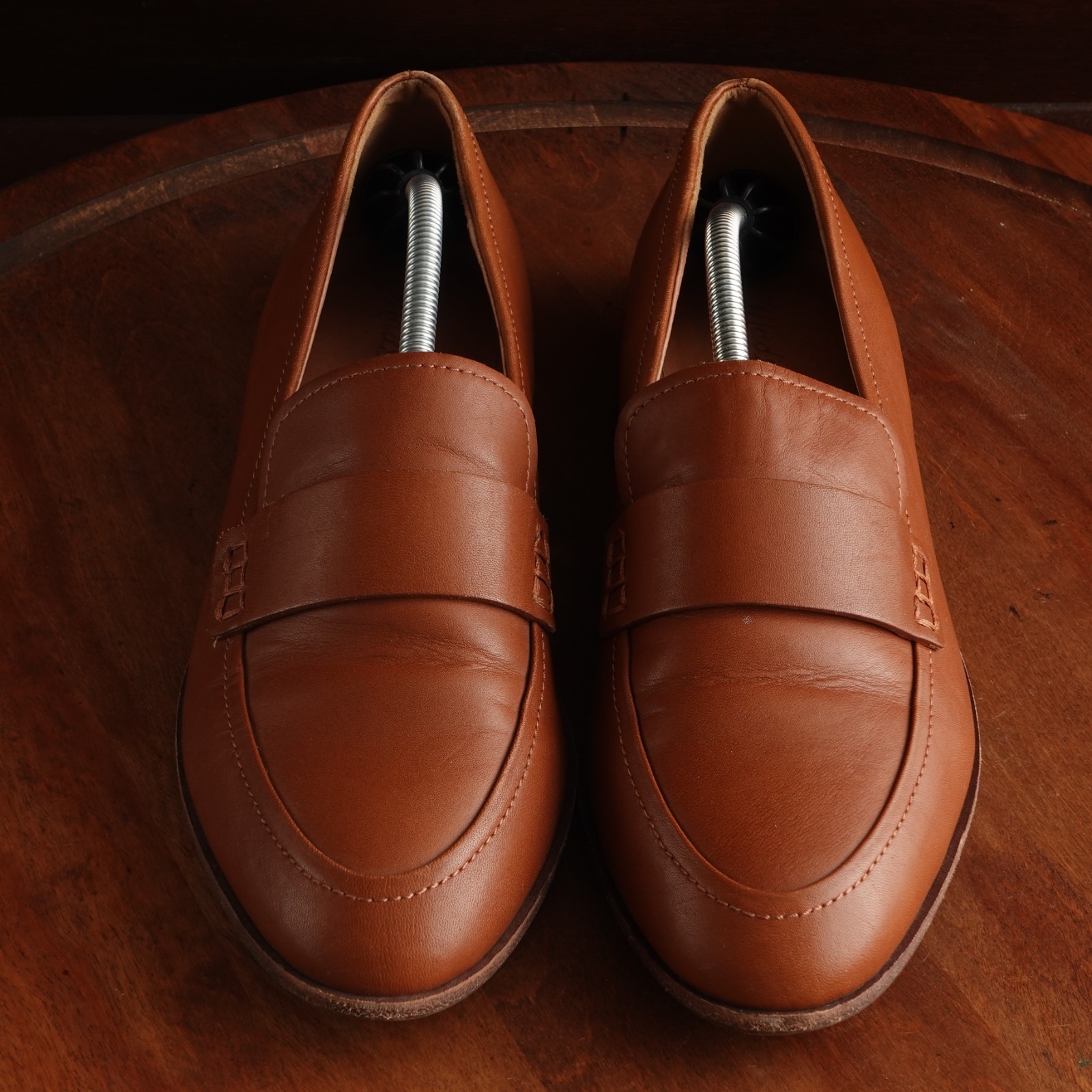 Madewell Loafer WMS SZ 10 Brown Alex Leather Career Office Business Casual Shoes