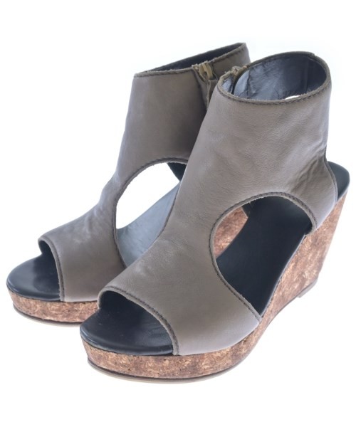 HENRY CUIR Sandals Gray(Brownish) EU36 1/2(Approx. 23cm) 2200699315111