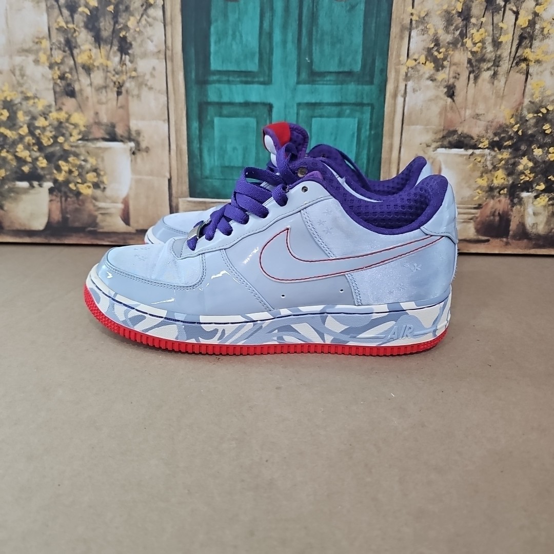 Nike Air Force 1 Premium ’07 Blue Denim 315186 441 Womens 7.5 Mens Grey