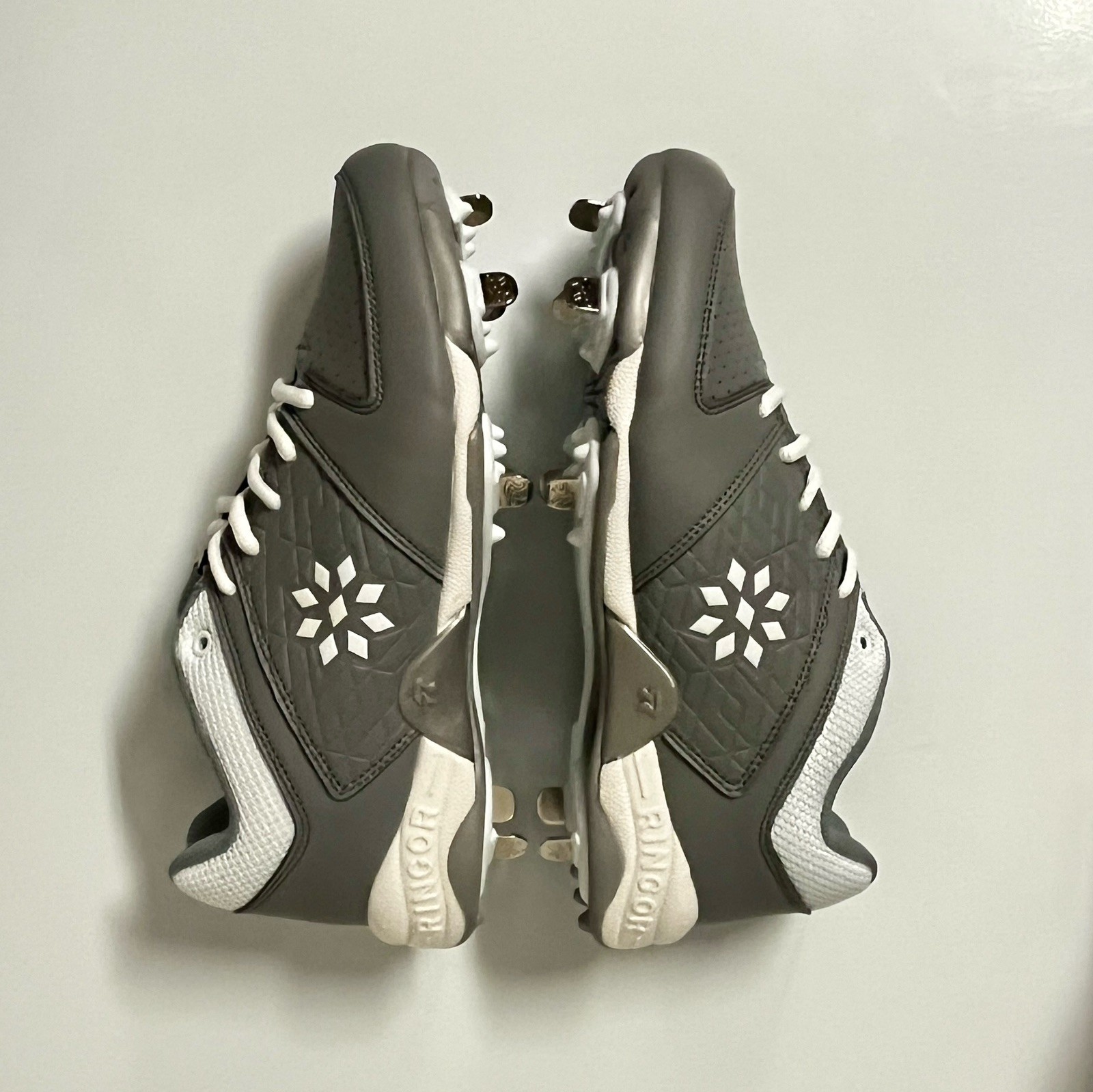 Ringor Rip-It Diamond Softball Spike Charcoal Gray Women’s Metal Cleats NEW $100