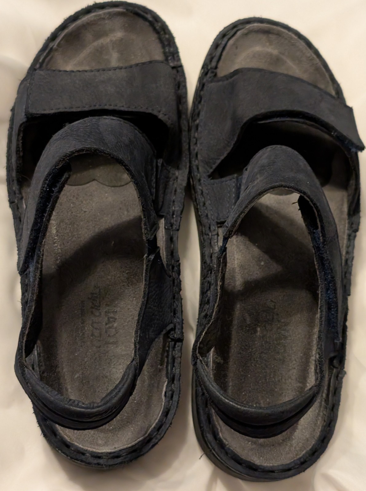 Naot Women’s Navy Blue Leather Ankle Strap Sandals EU 37 US 6 – 6.5