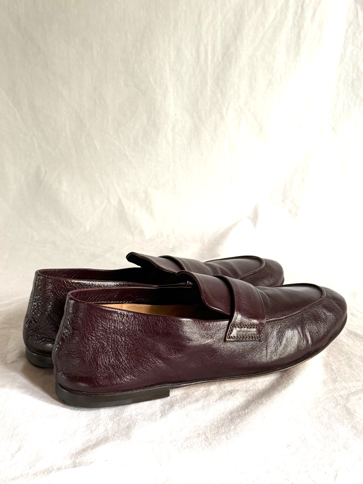 Officine Creative Blair Leather Penny Loafers Shoes – EU 37 Handmade Italy