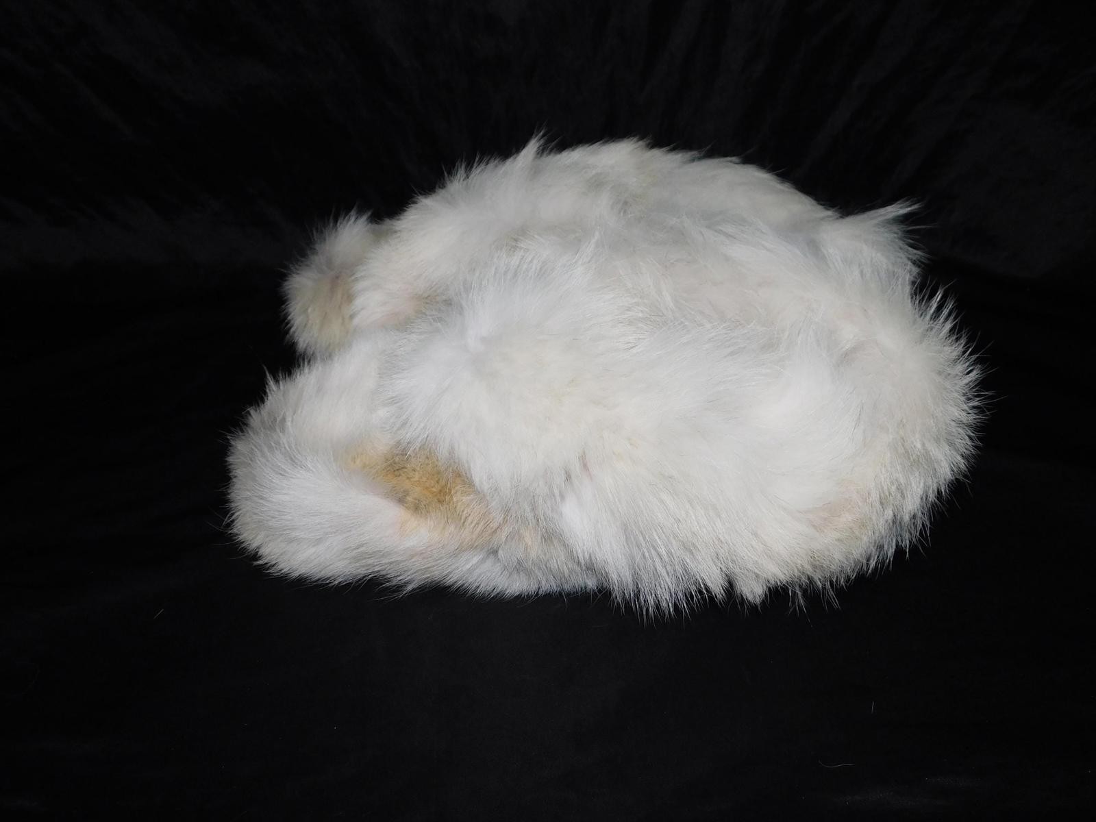 Vintage Womens 10 10.5 Alaska Arctic Fox Fur Slippers Inuit Moccasins