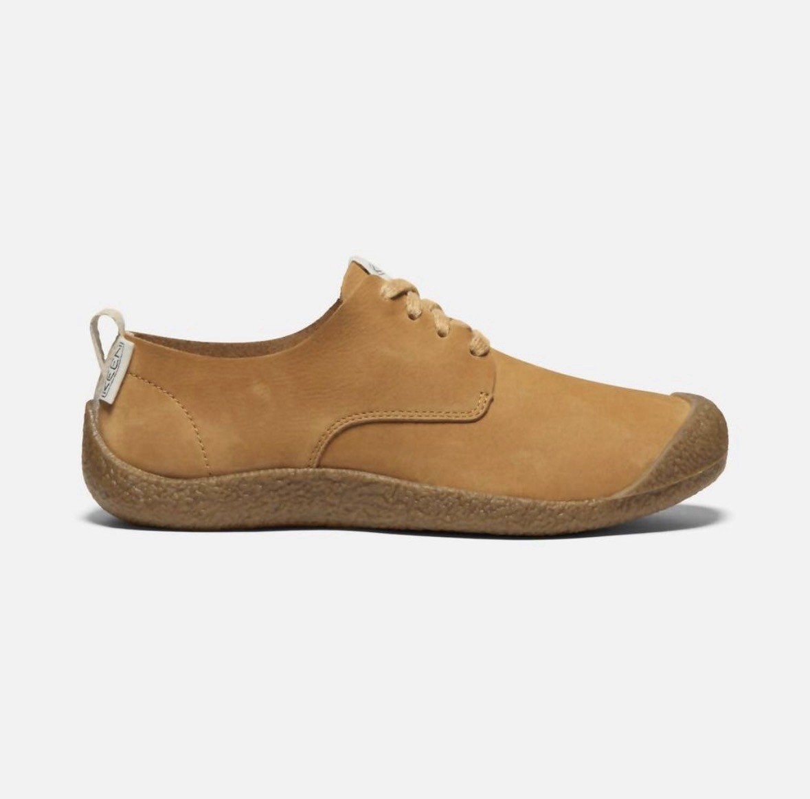 Keen Women’s Mosey Derby Leather Shoes (Apple Cinnamon/Birch) Size 10