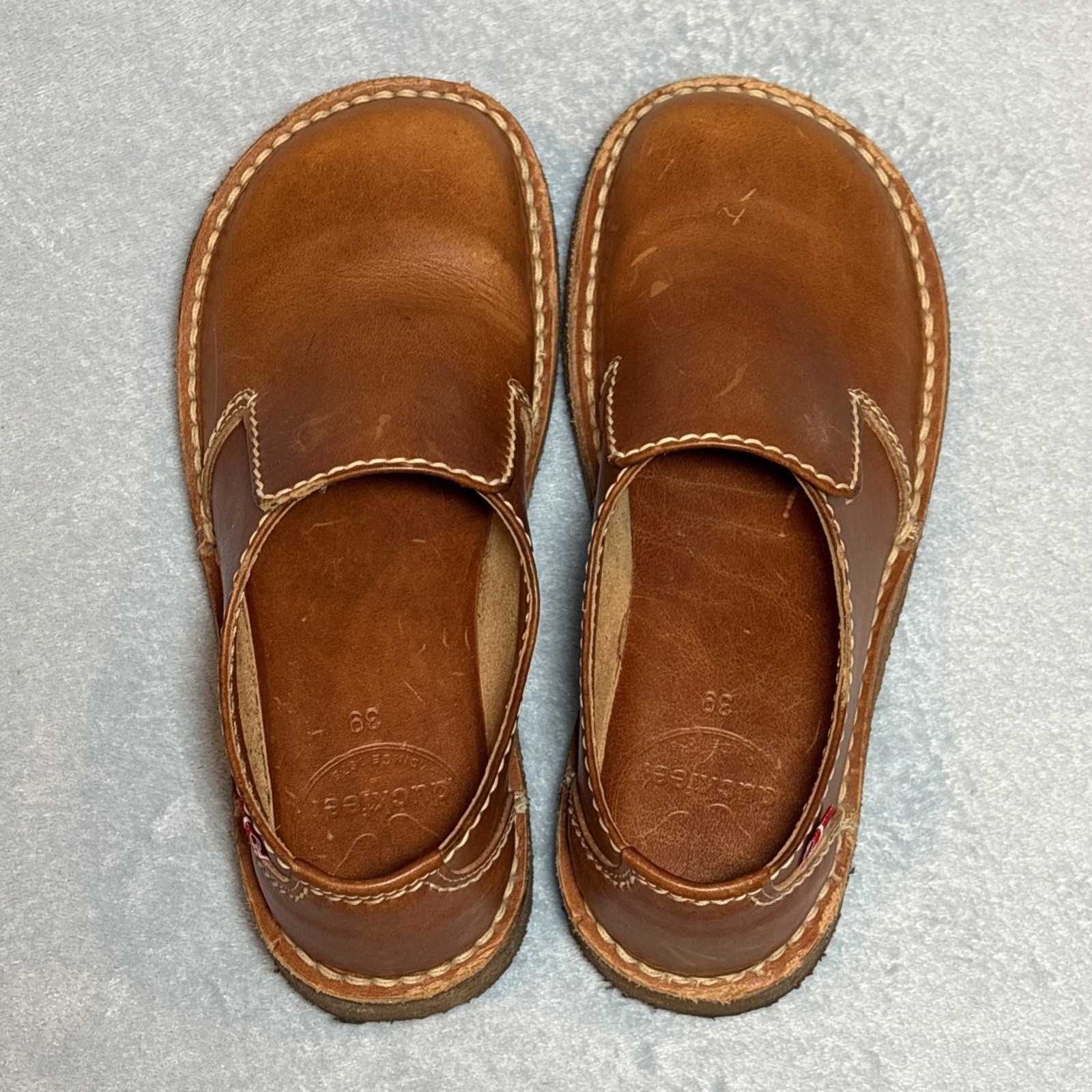 DUCKFEET Falster shoes brown leather Danish Unisex EU 39 US women 8.5 / men 7