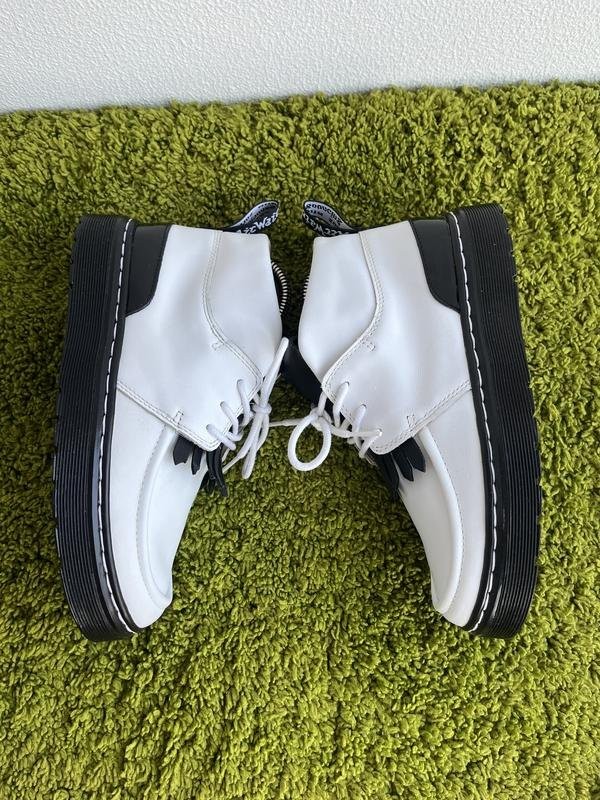 Women Dr Martens Boots White Leather 37 #7KKC
