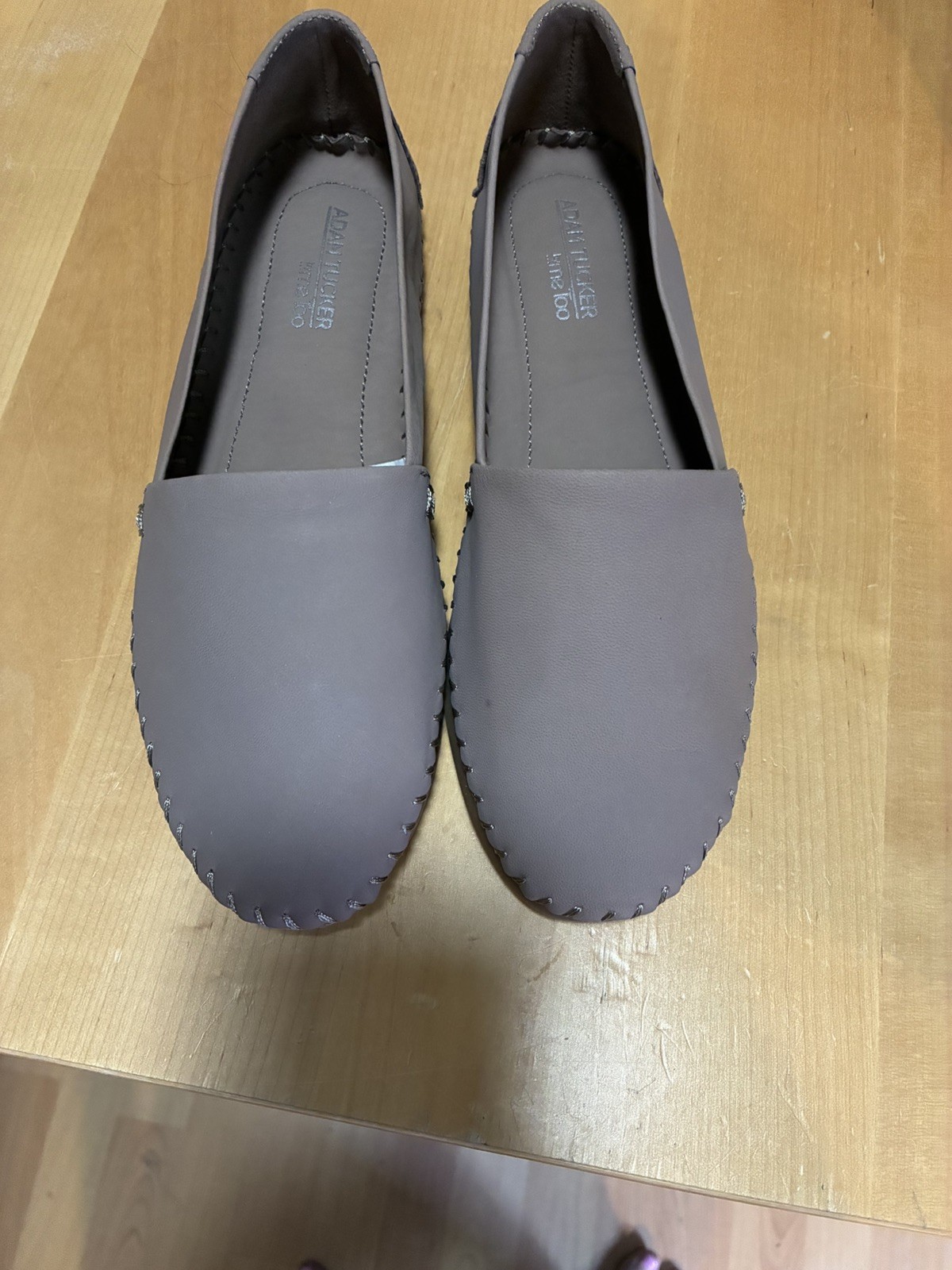 WOMEN’S FLATS- 8.5 – NUBUCK – ROSEWOOD – STYLE SOLO-NR ADAM TUCKER BY ME, TOO
