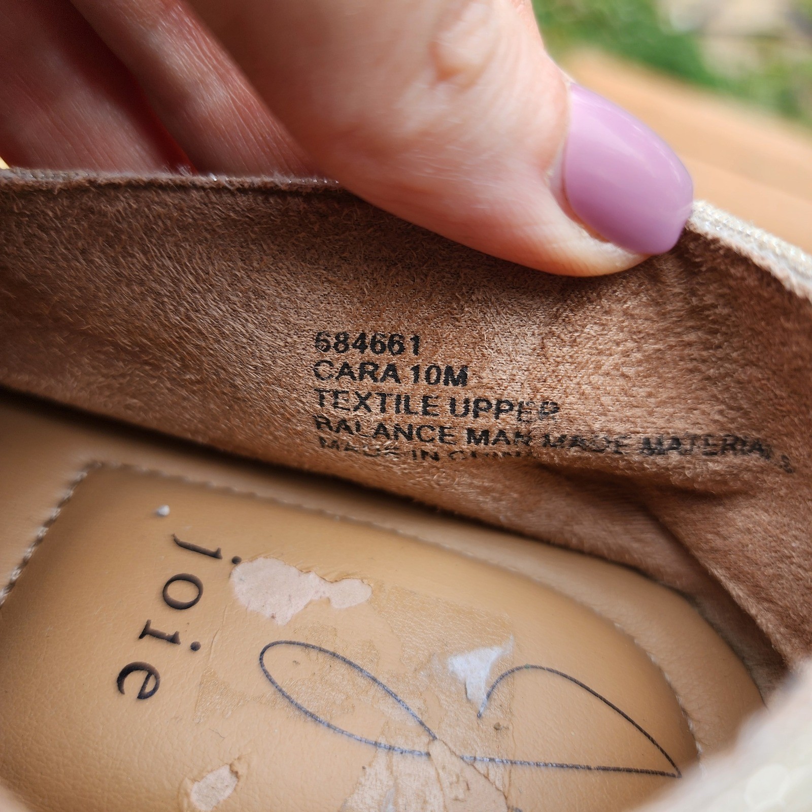 Joie Cara US 10 Cream Ivory Espadrille Slip On Platform Sneakers Casual Travel