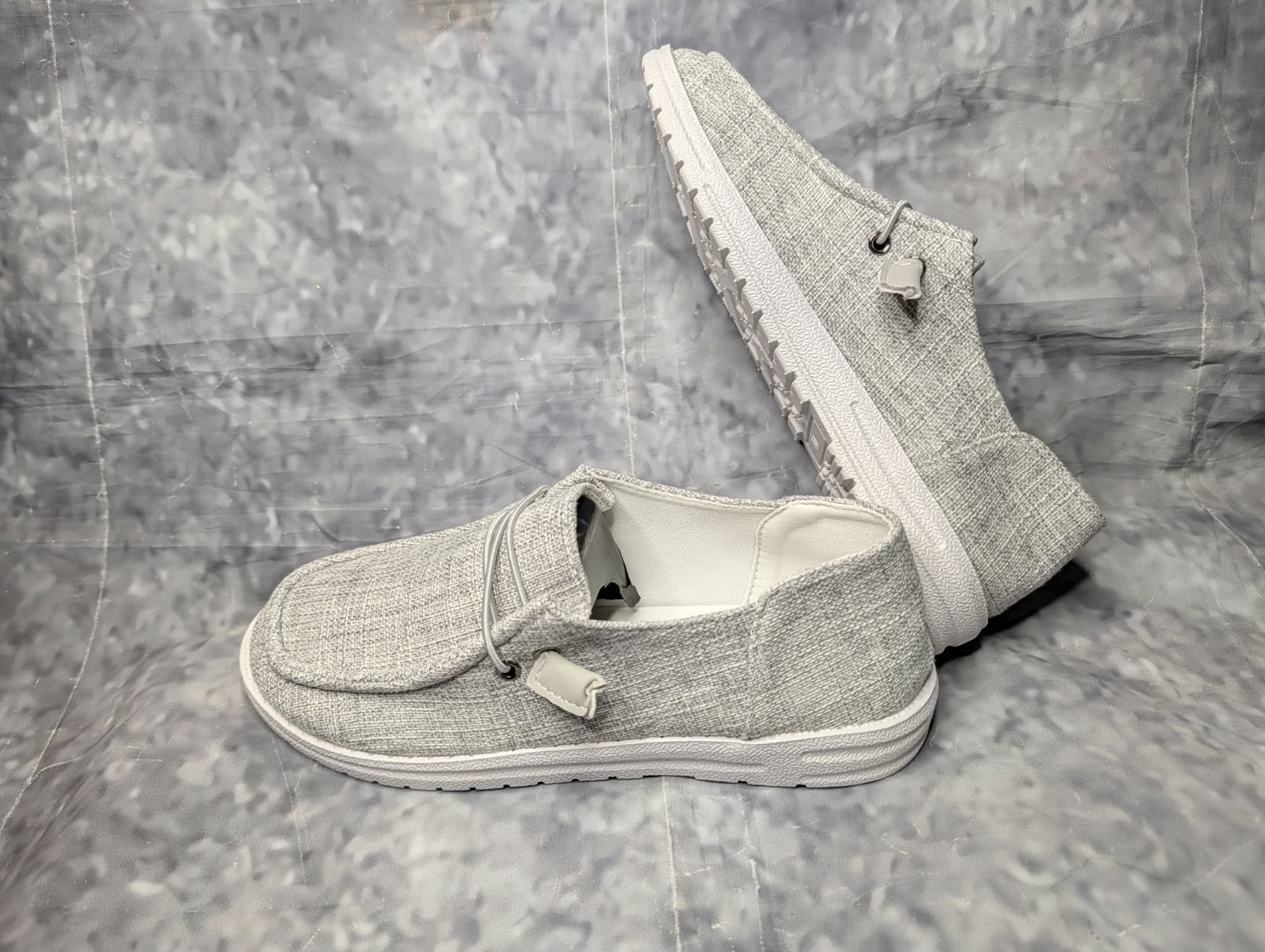 NEW! Grey Women’s Size 9.5 Slip-On Casual Comfort Shoes Travel Vacation