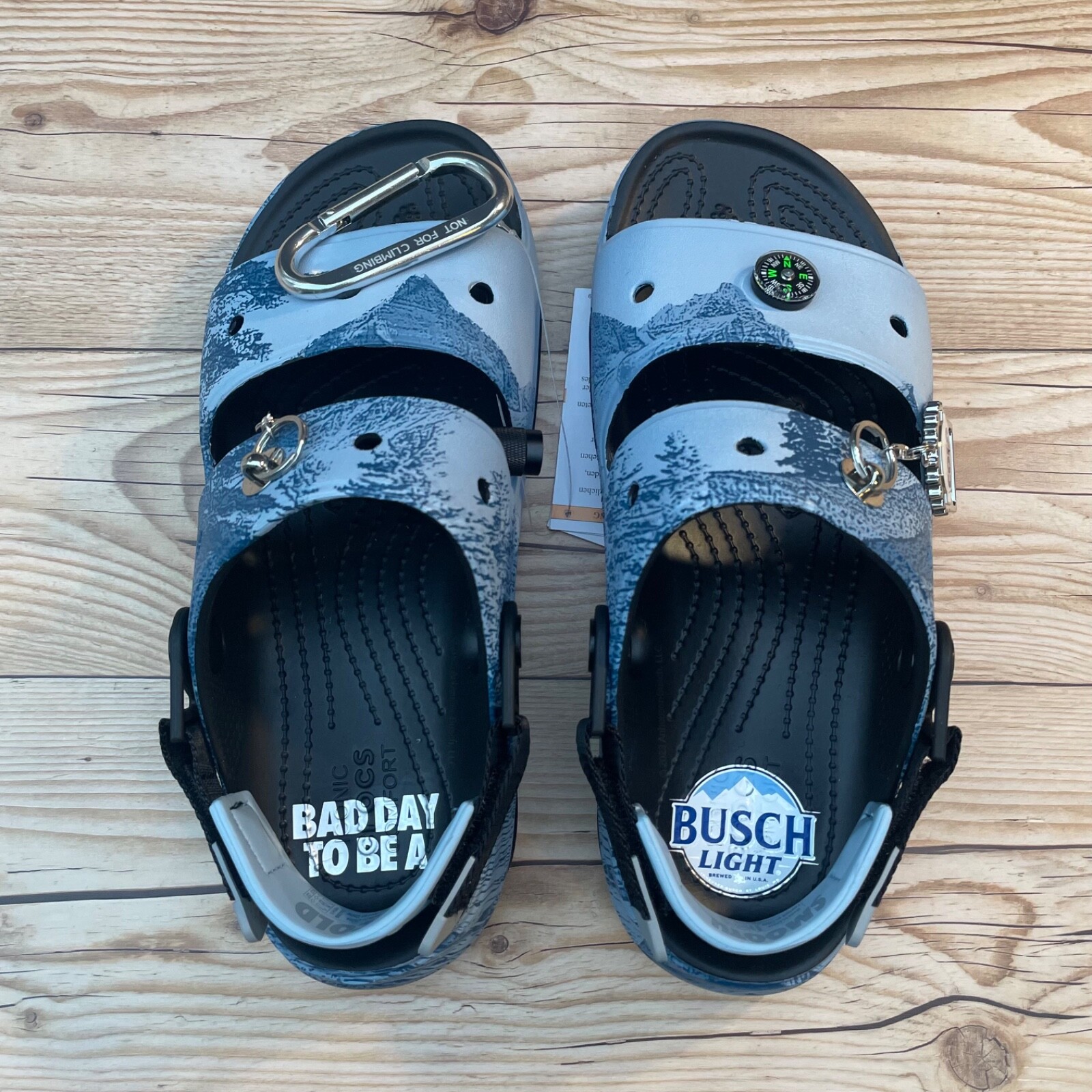 Busch Beer x Crocs Classic All-Terrain Sandal Men’s Size 8 / Women’s S