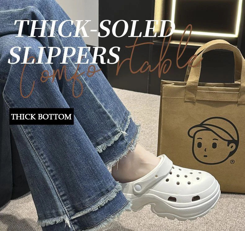 Women Thick Bottom Garden Clogs Shoes Cute Outdoor Hole Shoes EVA Casual Slip on