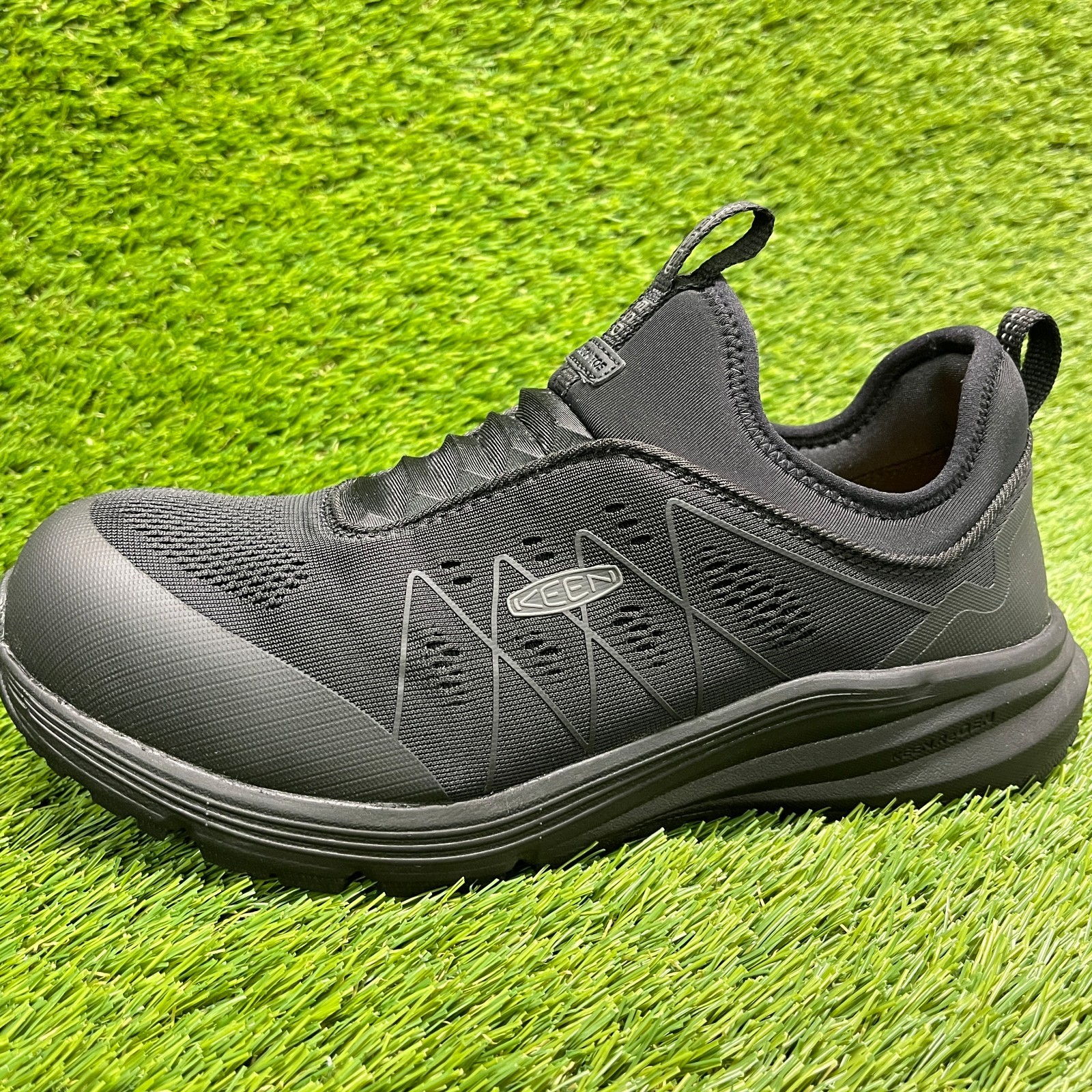 Keen Vista Energy Shift ESD Womens Size 9D Black Work Slip On Shoes Sneakers