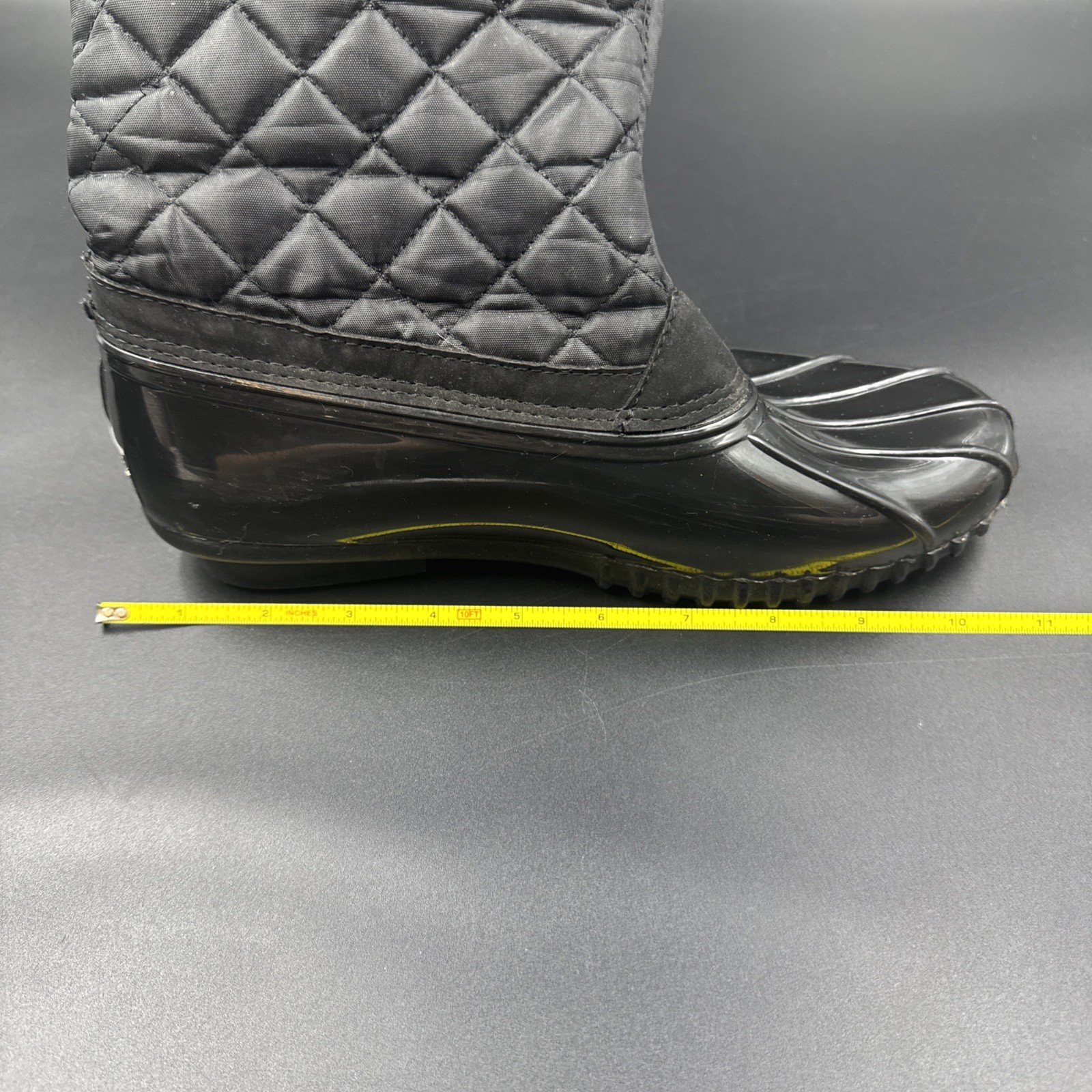 Magellan Outdoors Rain Snow Quilted Warm Tall Boots Size 8B