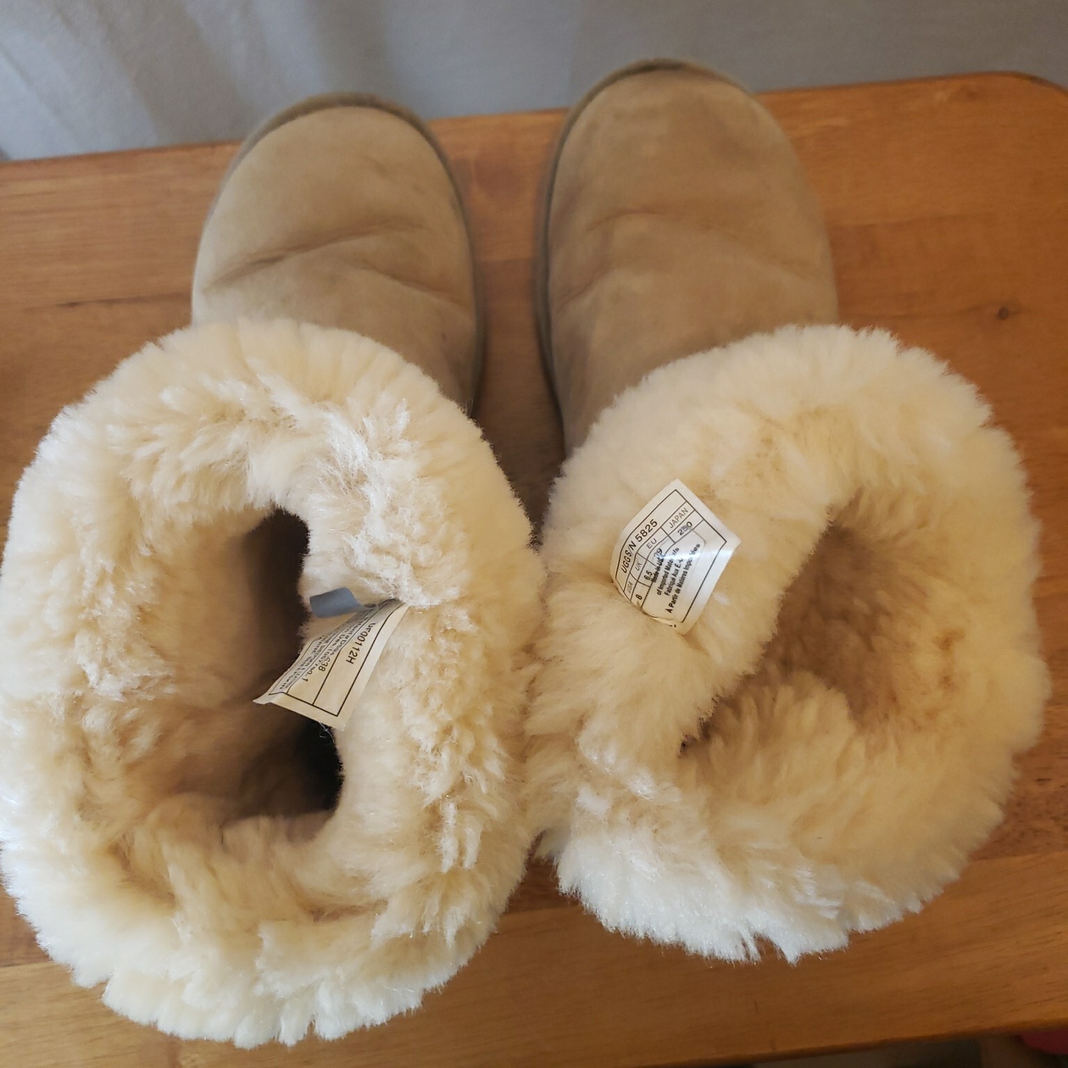 Ugg Boots 7 Left 8 Right Women Light Tan Mismatched Size