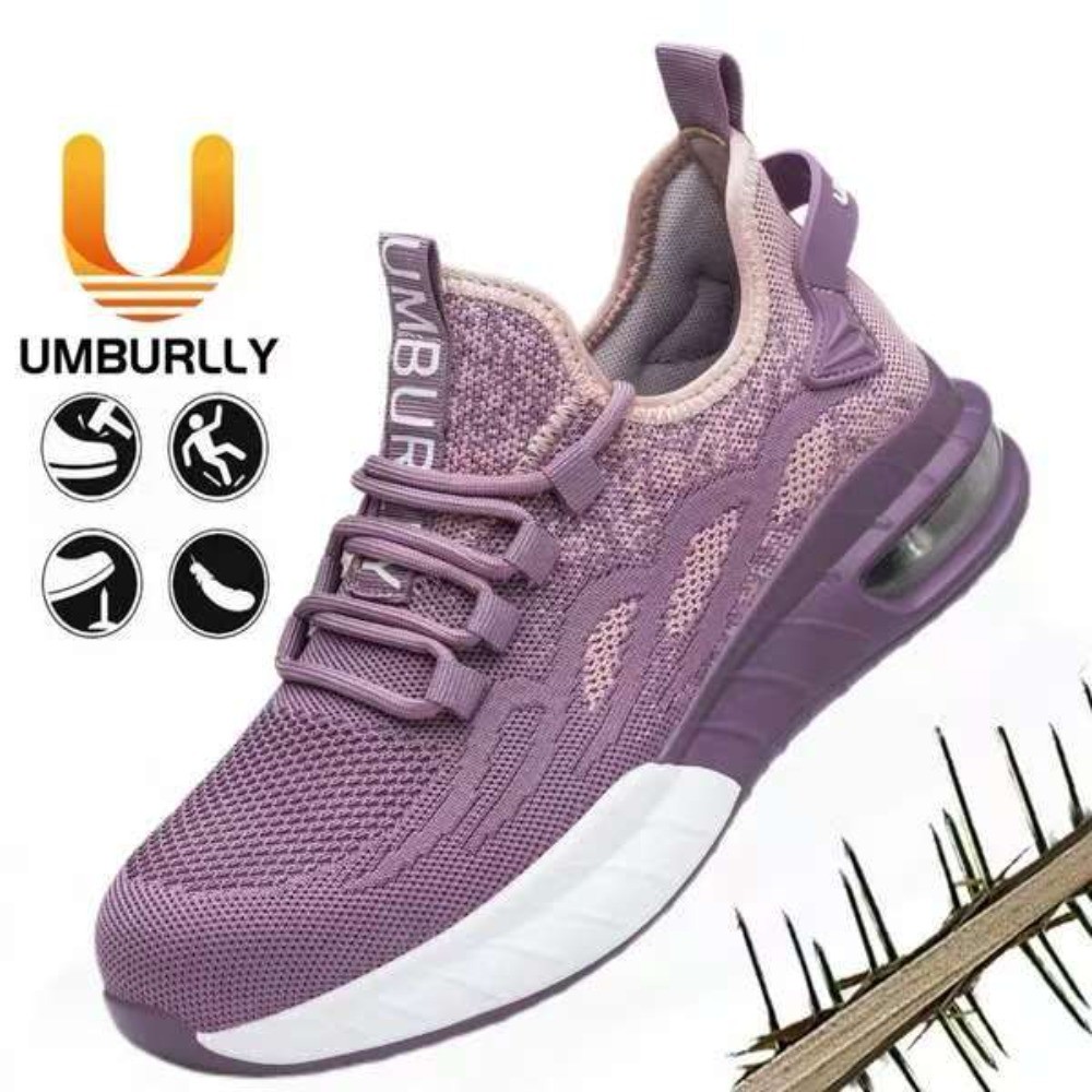 New Safety Shoes Women’s Work Shoes Steel Toe Cap Lightweight Walking Protective Shoes