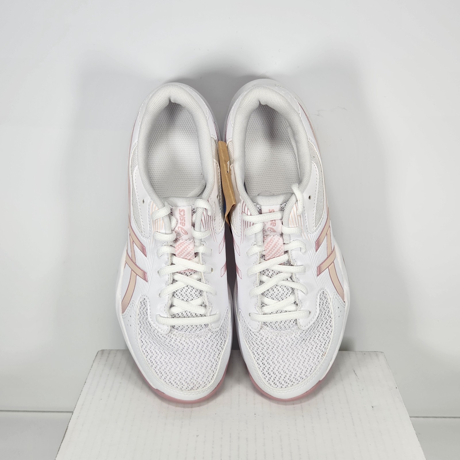 8 WOM – ASICS Gel-Rocket 12 Volleyball – White / Pearl Pink