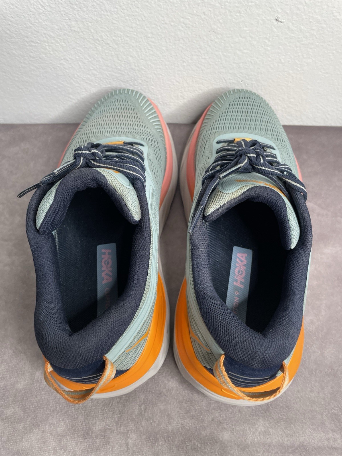 Hoka One One Bondi 7 Sneakers Womens Size 7.5D Wide Running Gym Shoes