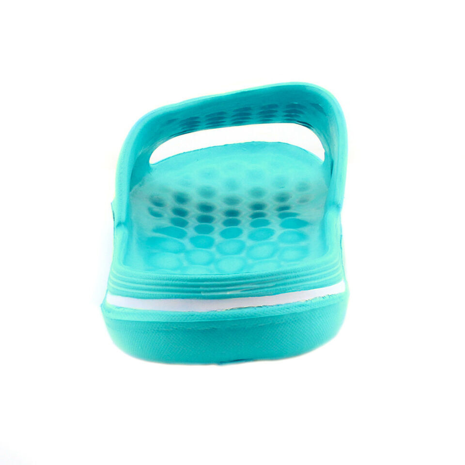 Women’s Vertico Comfort Slide Turquoise House Sandal | Shower Beach & Home Shoe
