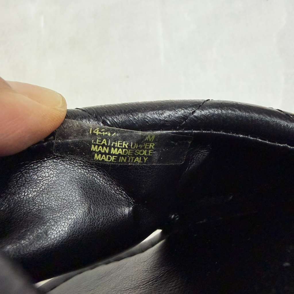Mariella Women’s Wedge Heel Platform Quilted Leather Slide Sandals Black Sz 9