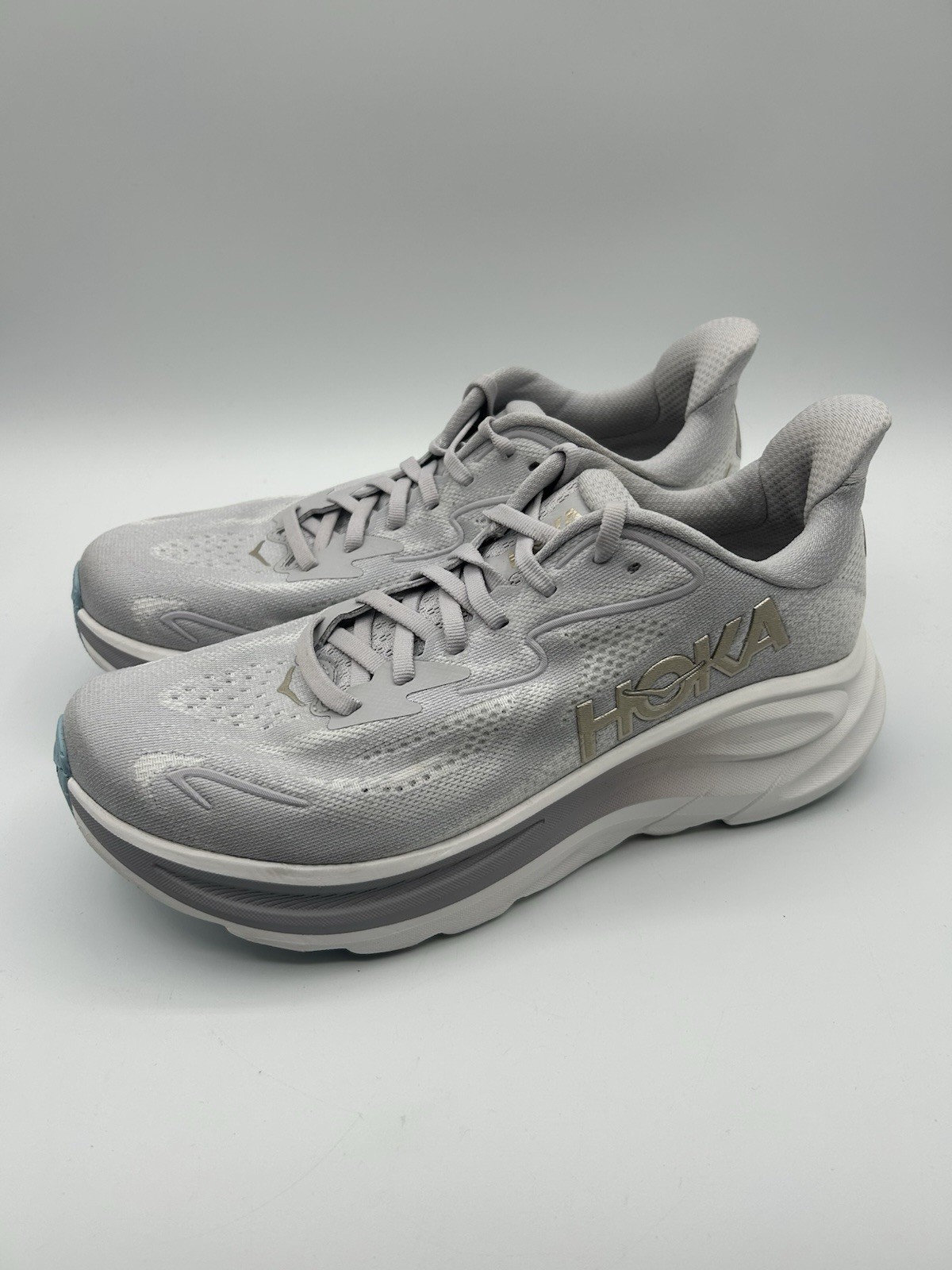 Hoka Clifton 10 Sneakers Running Shoes Women’s 9.5 AYF Ash Grey/Foggy Grey