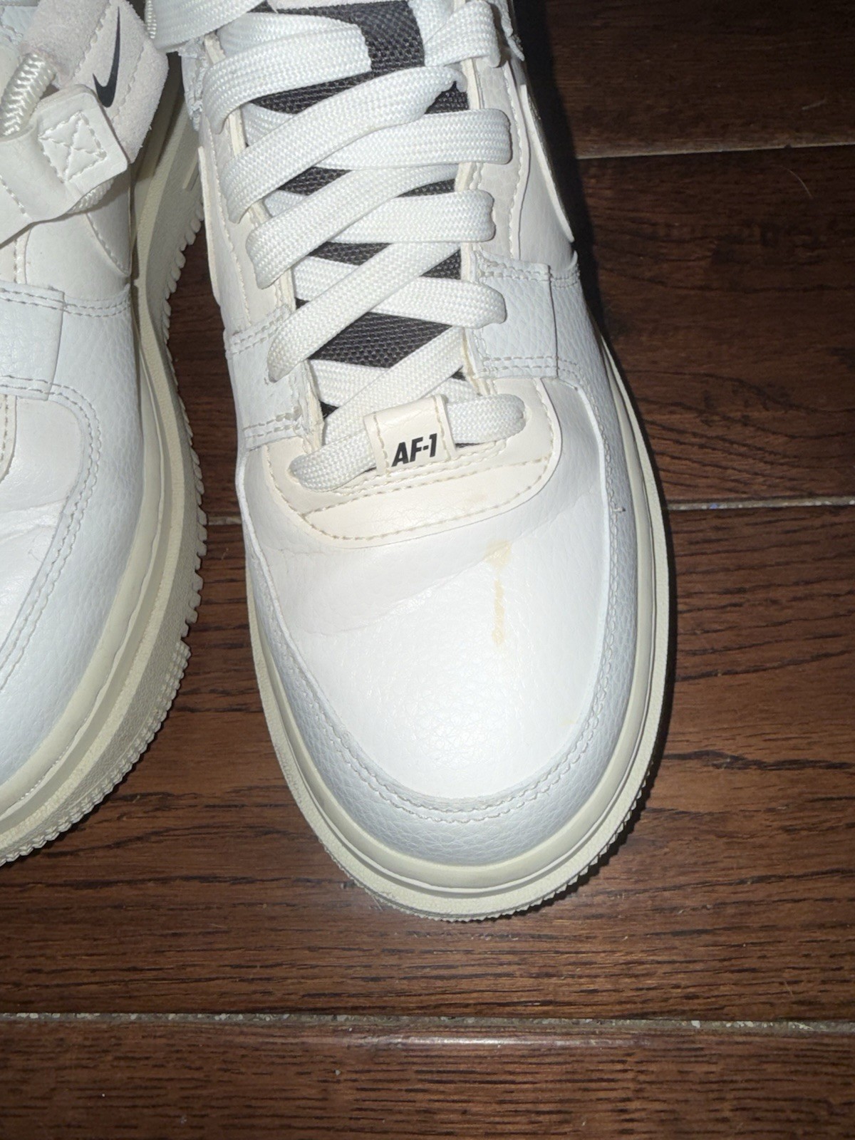 Nike Air Force 1 Utility 2.0 High Top Leather Sneakers Summit White/Black