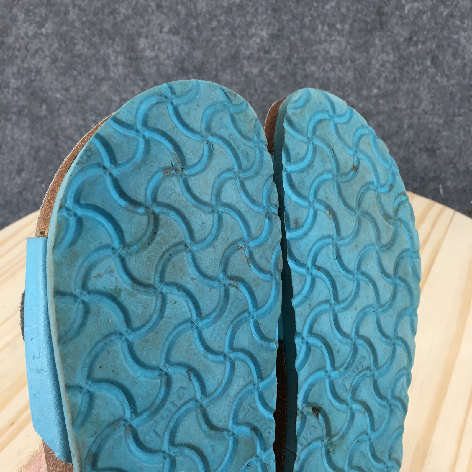 Tula By Birkenstock Sandals Womens 38 Narrow Slide Blue Casual Slip On Comfort
