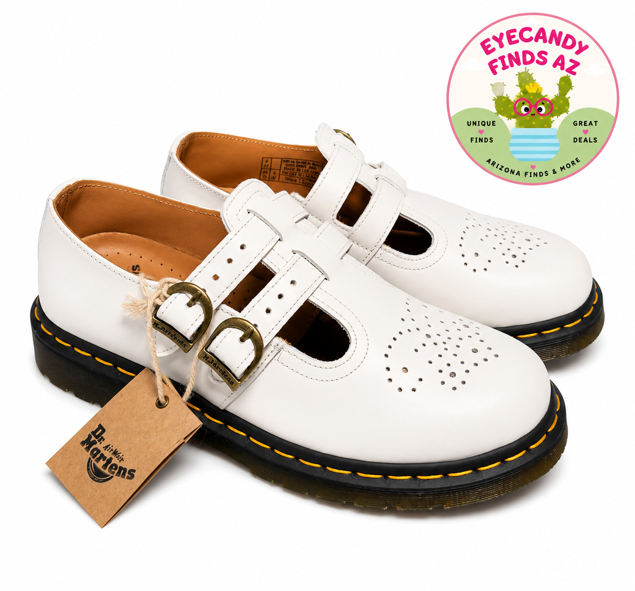 Women’s Mary Jane 8065 Dr Doc Martens White with tags Size 6 US