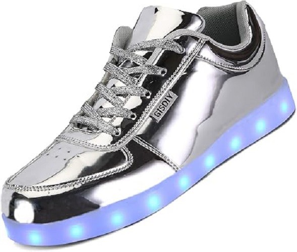 USB Adult Light Up Shoes Rechargeable Flashing Low Top Fashion LED Shoes Unisex