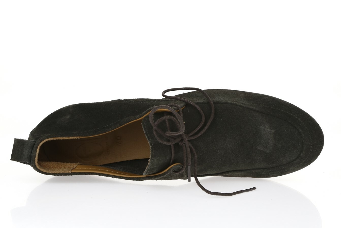Cecilia Bringheli Dark Gray Soft Suede Lace Up Low Wedge Boat Shoes Size 40