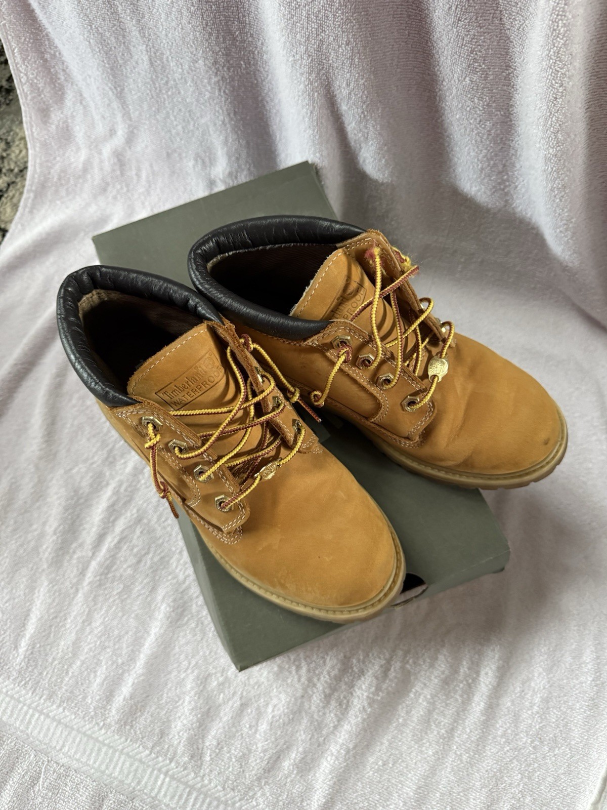 Timberland Women’s Euro Hiker Boots Femmes Euro Sprint, Wheat/White
