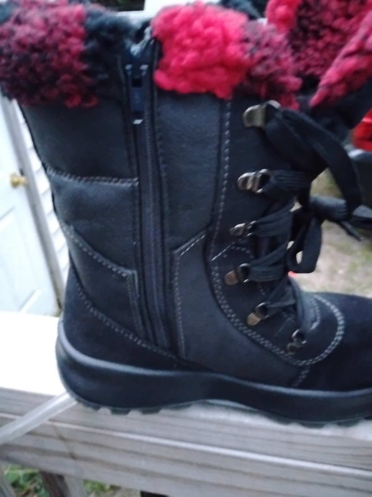 Alpine Design Women’s Sofia Waterproof Winter Boots Black Size 8