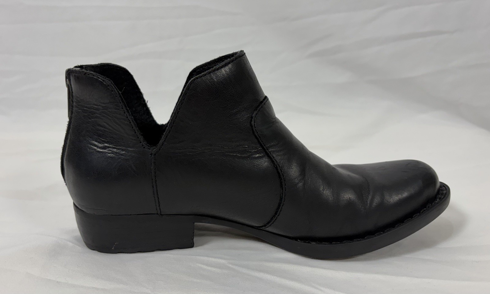 Børn Kerri Boot Black Leather Size 6.5