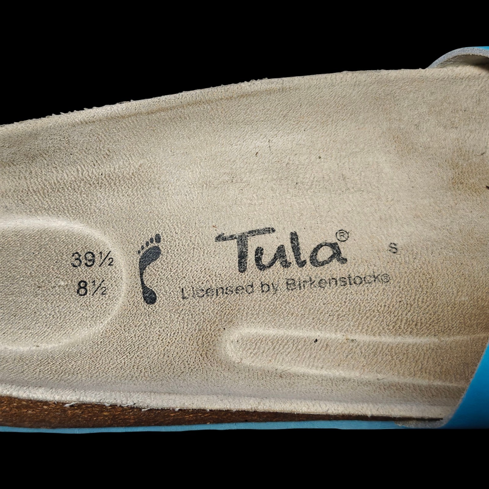 Tula Madrid By Birkenstock Sandals Slide Blue Casual Slip On Women’s Size 8.5