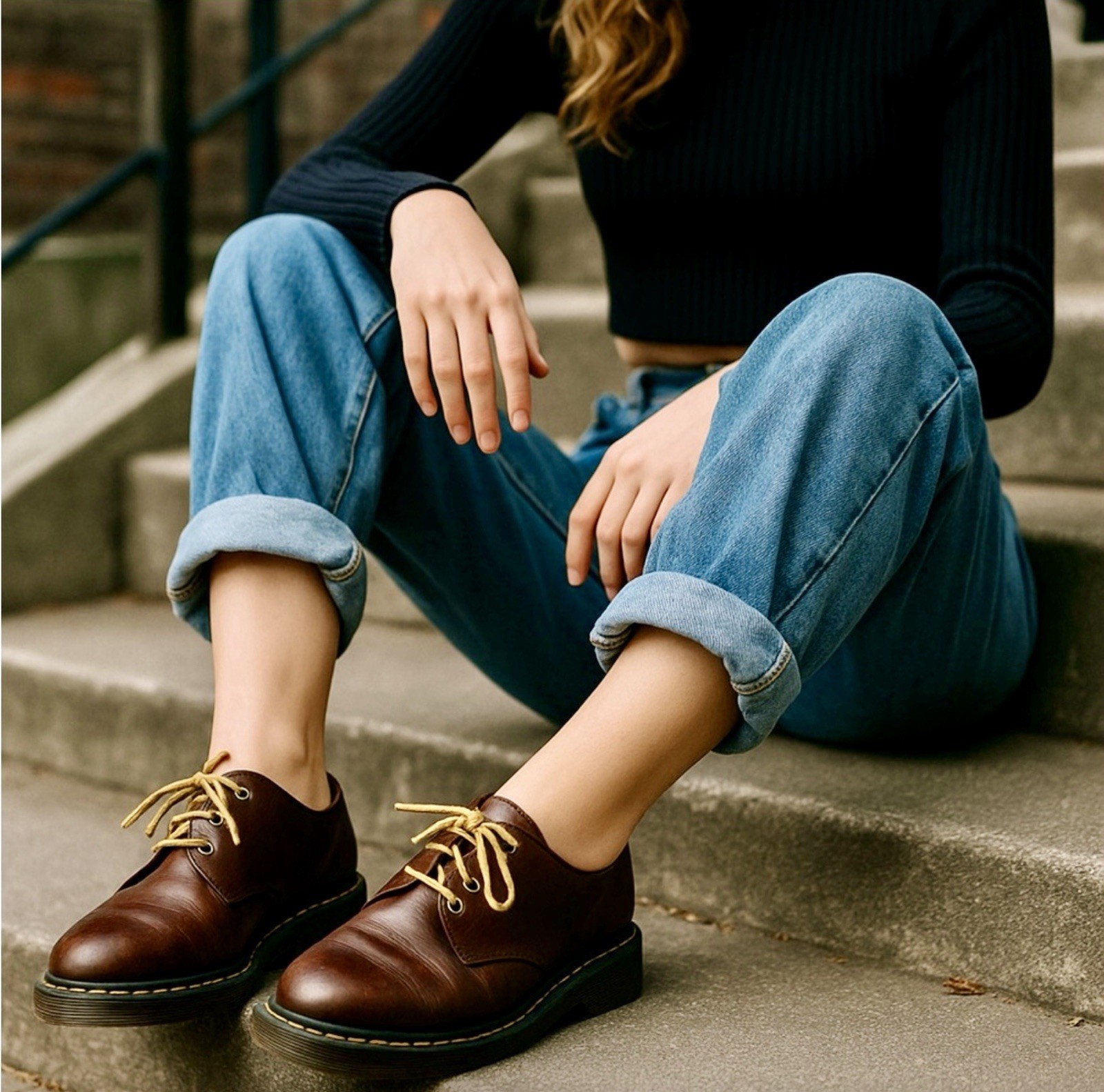 DR. MARTENS Made in England Rare 80’s 3-eye Oxfords AW 1484 – M 9, W 10|🧡🎀