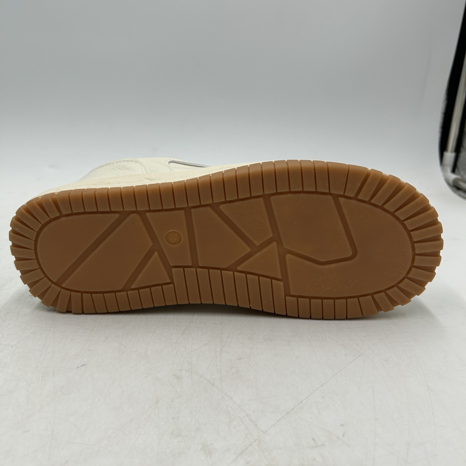 Vepose Shoes Womens Size 7.5, Platform Casual Chunky Sole Sneakers Comfort Beige